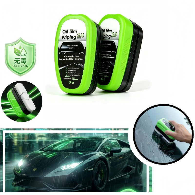 Eco Sponge - Kit Penghilang Film Minyak Kaca Mobil