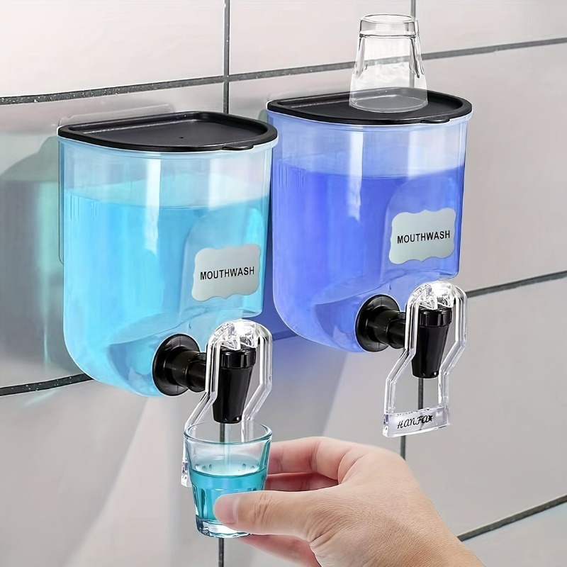 Reusable Bottle - 2 Buah Dispenser Obat Kumur 600ml,