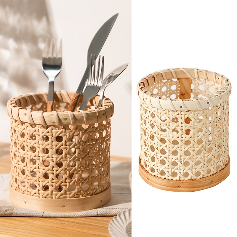 Bamboo Cutlery - 1 Buah Tempat Peralatan Makan -