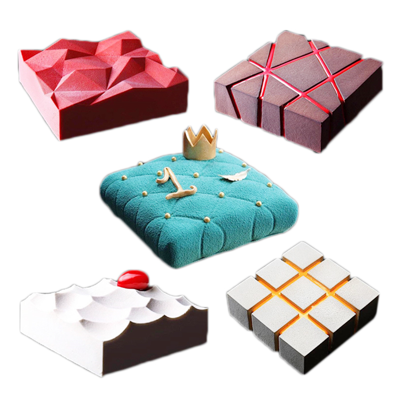 Eco Soap - Silikon Mousse Kue Cetakan Diamond Peak