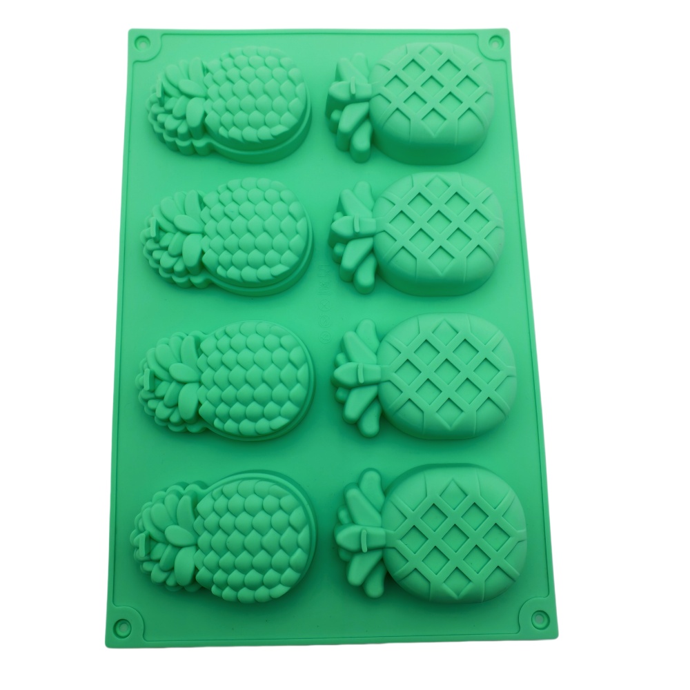 Eco Soap - Cetakan Kue Silikon Bentuk Nanas 8