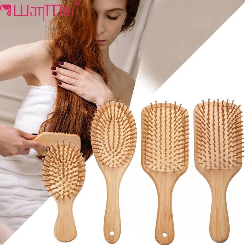 Bamboo Toothbrush - Sisir Rambut Bambu Wanita, Sisir Penata
