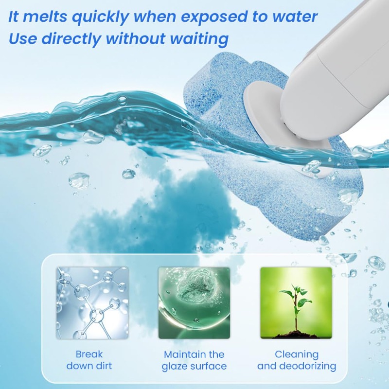 Sikat Toilet Sekali Pakai, Spo - Eco Sponge ulasan dan harga