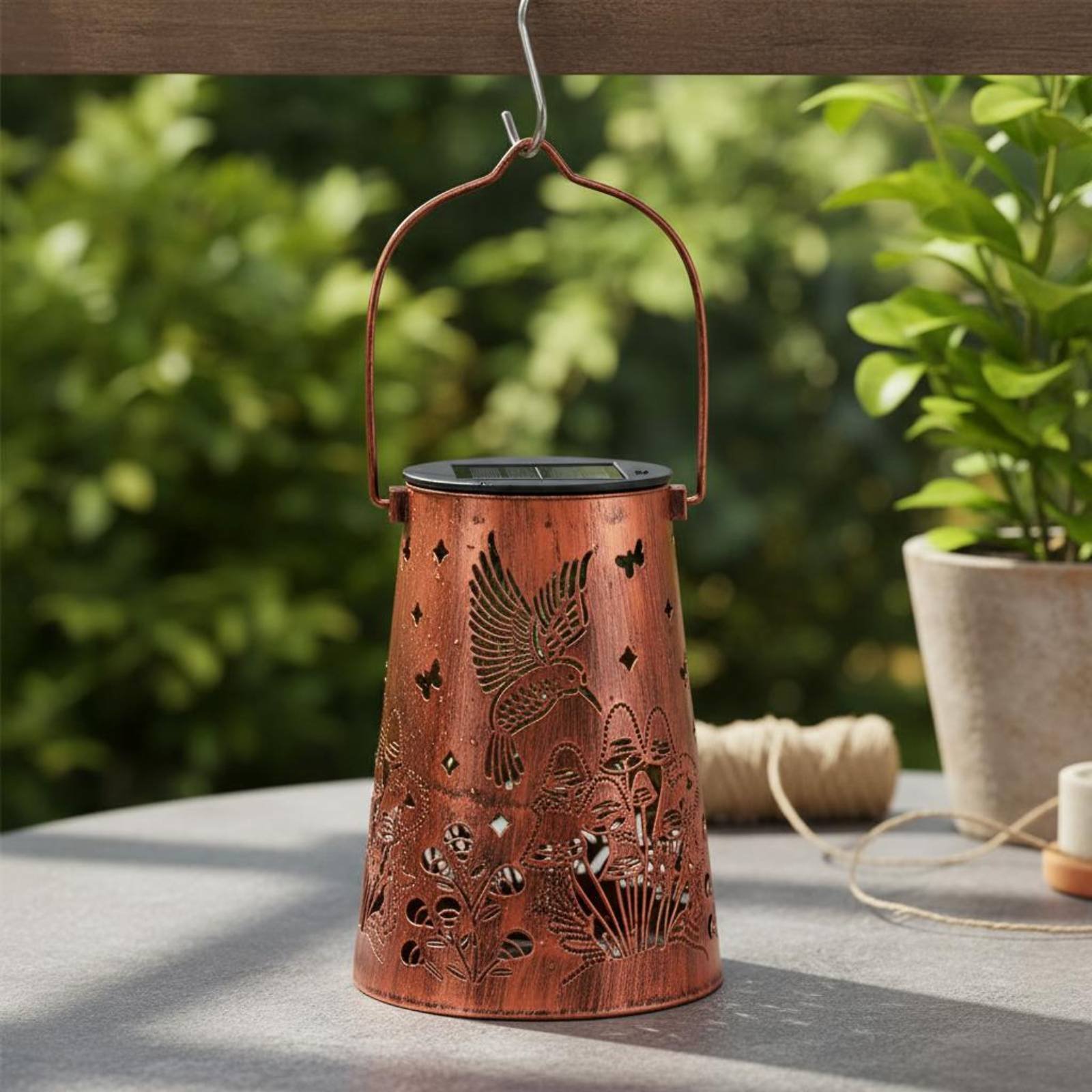 Lampu Taman Motif Bunga, Lampu - Solar Garden Light ulasan dan harga
