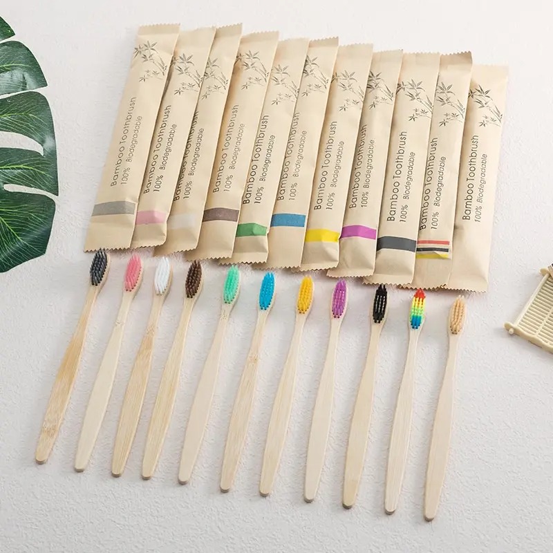 10 Pak Sikat Gigi Bambu Alami  - Bamboo Toothbrush ulasan dan harga