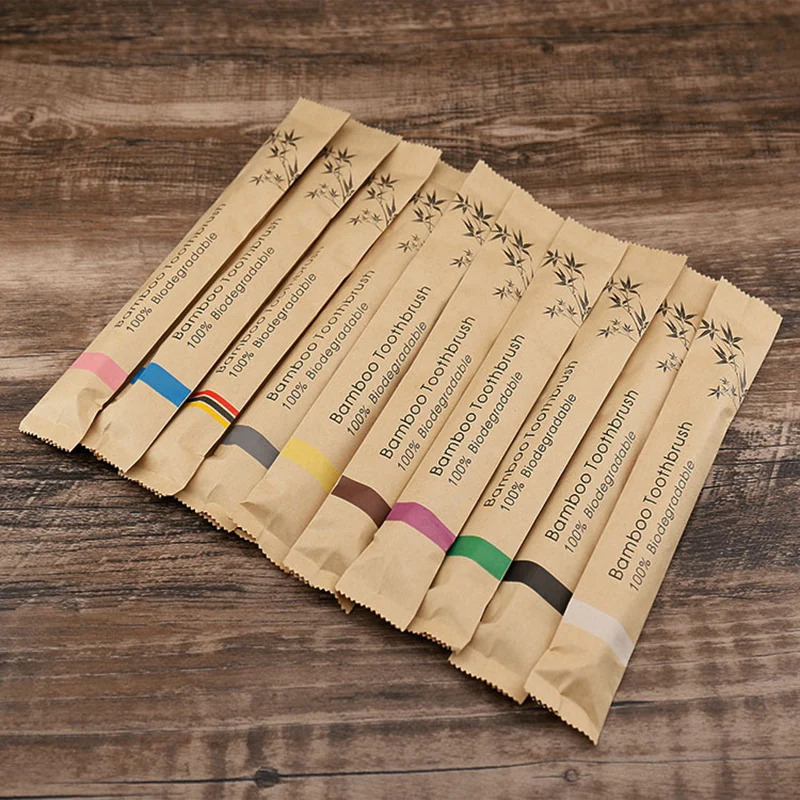 5-30 Buah Sikat Gigi Bambu Sik - Bamboo Toothbrush ulasan dan harga