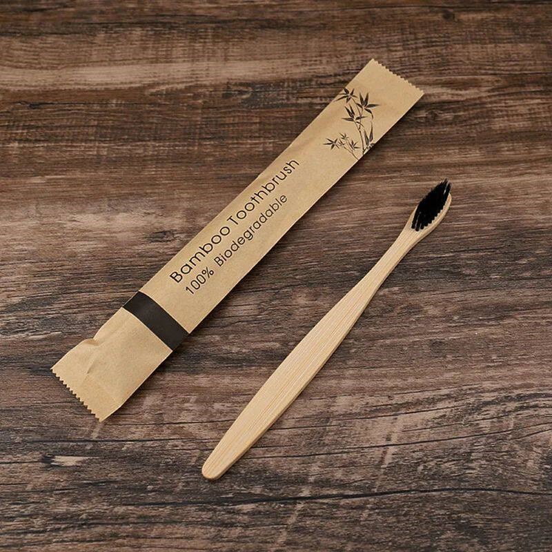 Sikat Gigi Bambu Warna Acak 5/ - Bamboo Toothbrush ulasan dan harga