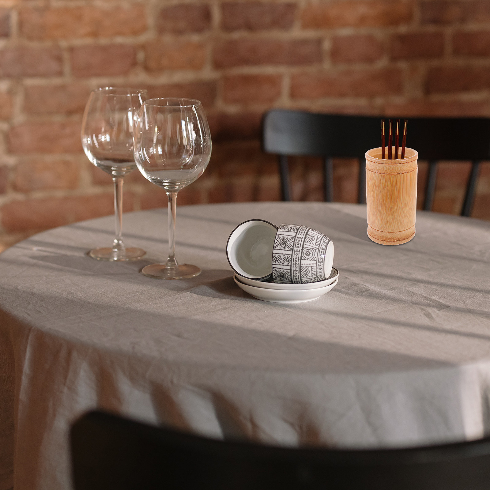 Rak Sumpit Bambu, Tempat Penyi - Bamboo Cutlery ulasan dan harga
