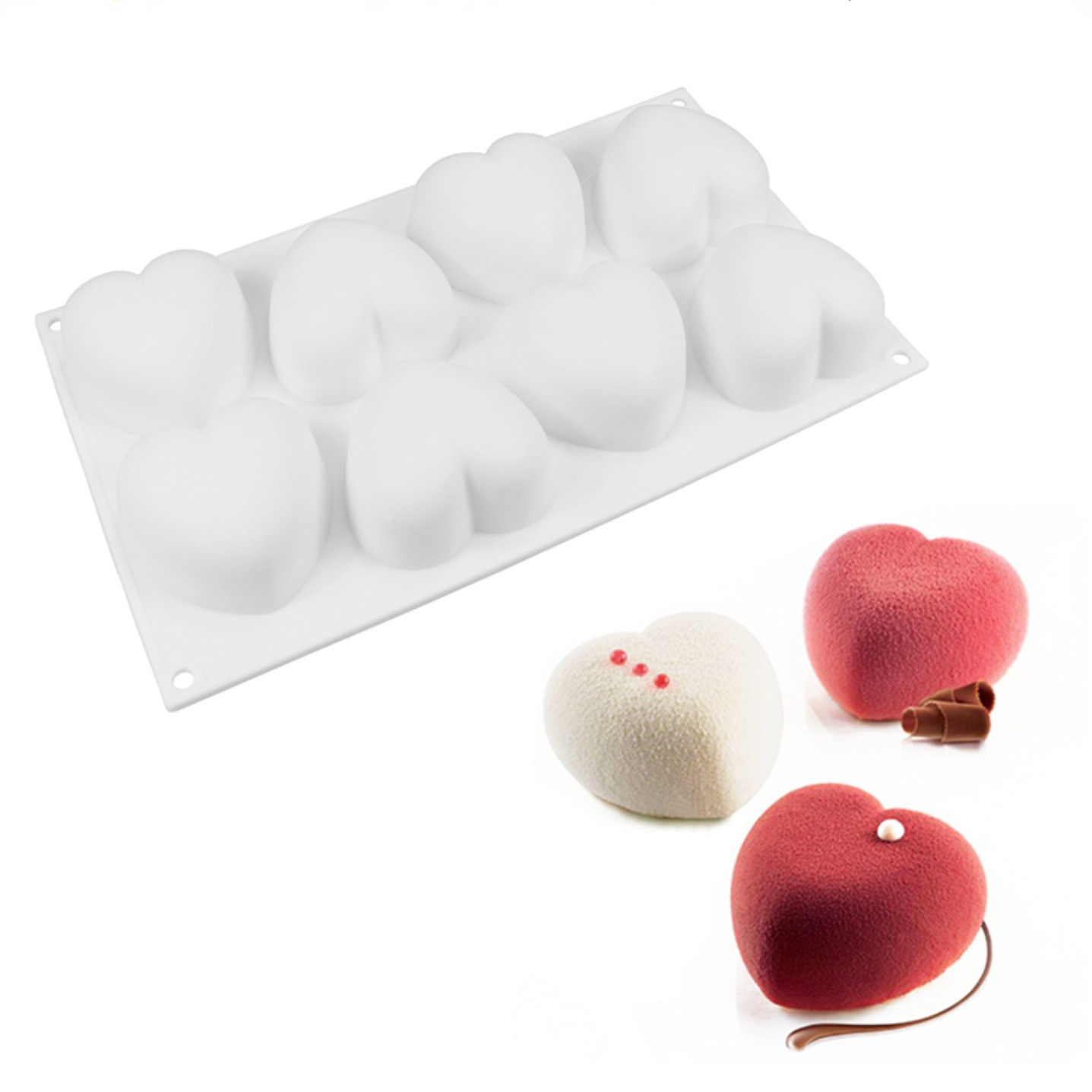Love Heart cetakan sabun silik - Eco Soap ulasan dan harga