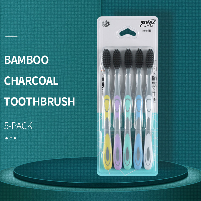 5/10 buah sikat gigi manual de - Bamboo Toothbrush ulasan dan harga