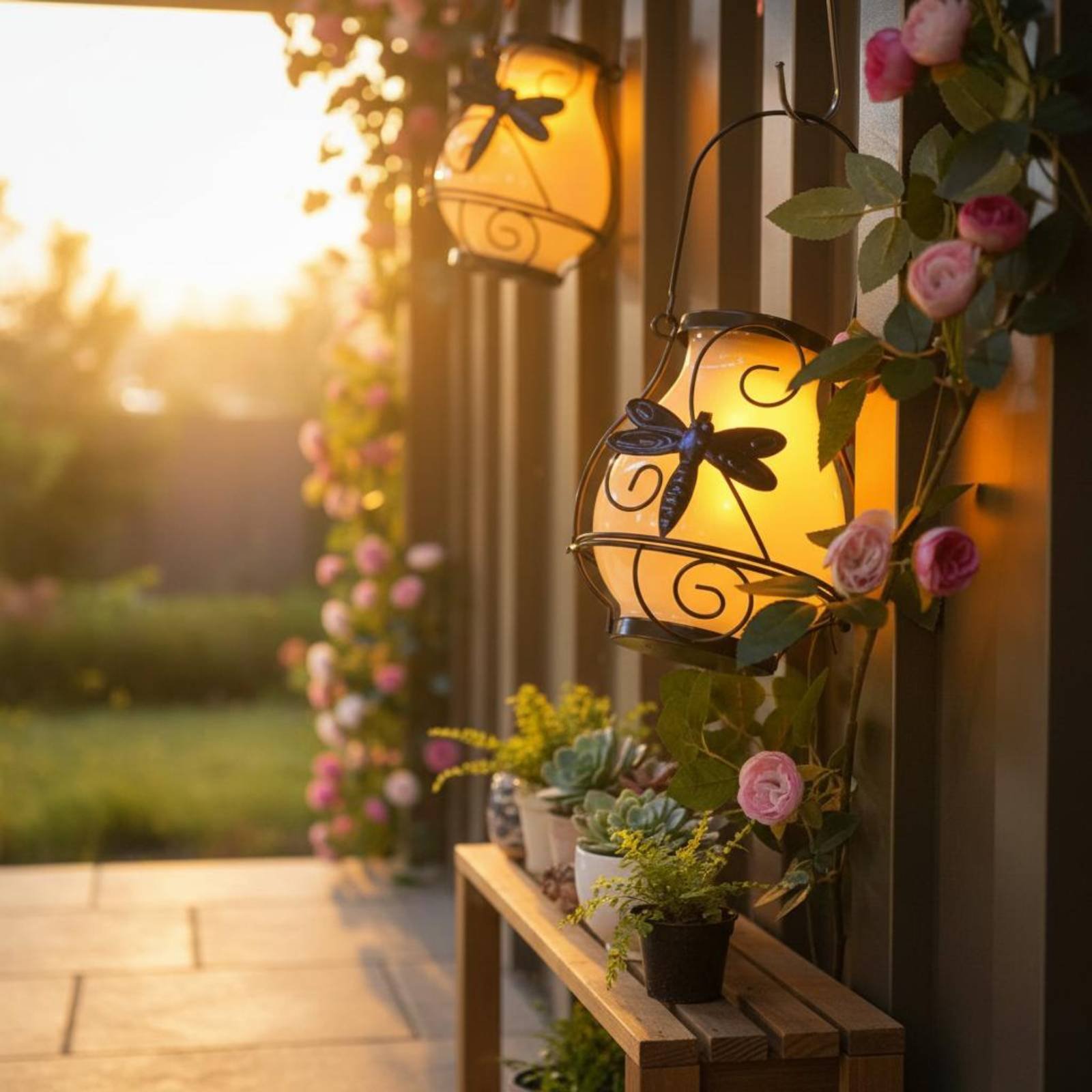 Lentera Kupu-kupu Tenaga Surya - Solar Garden Light ulasan dan harga