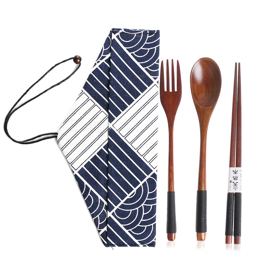 Set alat makan gaya Jepang, se - Bamboo Cutlery ulasan dan harga