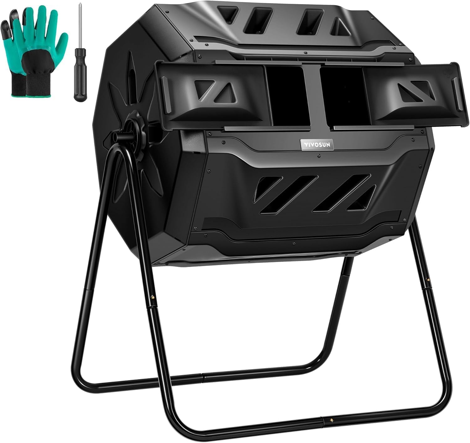 VIVOSUN Tempat Kompos Putar Ga - Compost Bin ulasan dan harga