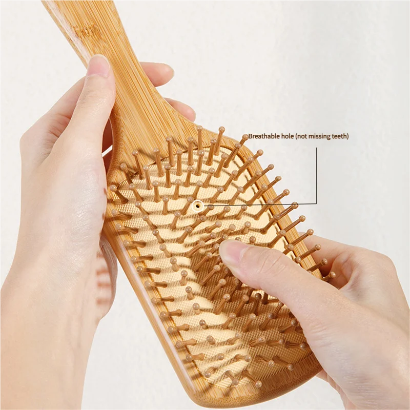 Sisir Rambut Bambu Wanita, Sis - Bamboo Toothbrush ulasan dan harga