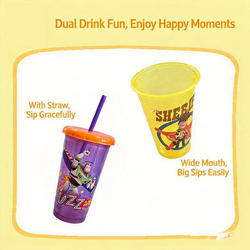Toy Story 5 Gelas Sedotan Plas - Reusable Straw ulasan dan harga