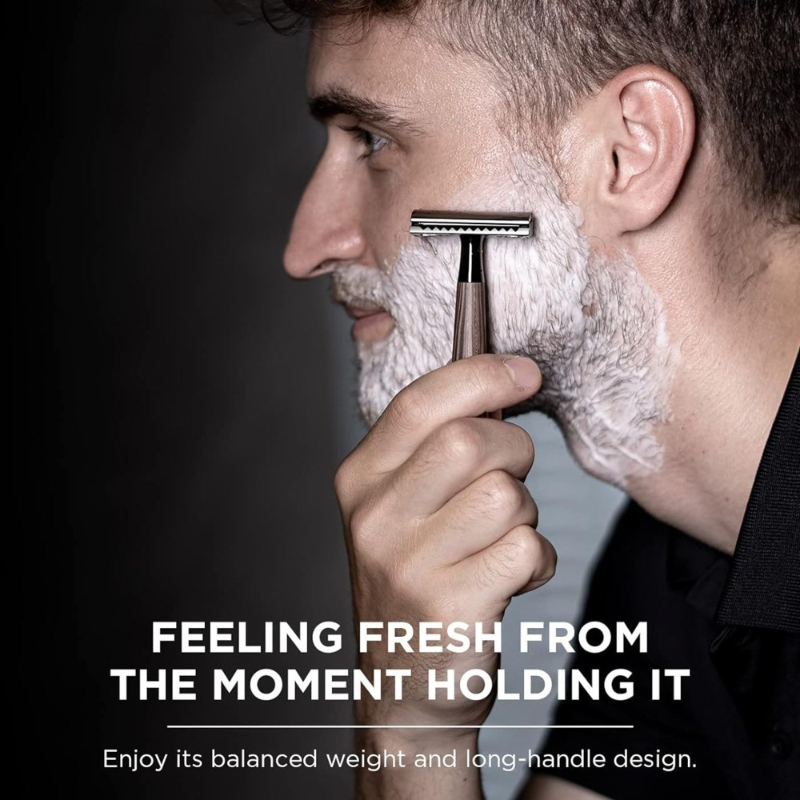 Pisau Cukur Aman Dua Sisi Berk - Safety Razor Handle ulasan dan harga