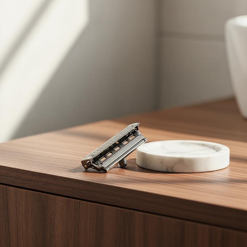 Pisau Cukur Manual Hitam Doff  - Safety Razor Handle ulasan dan harga